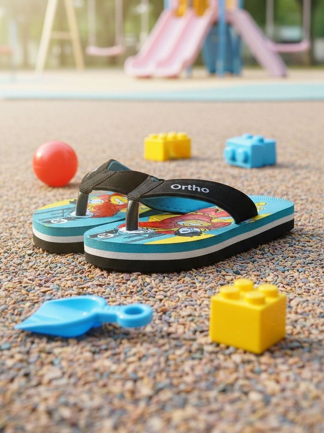 FootStation Kids Printed Slip-On Thong Flip-Flops-picture-15