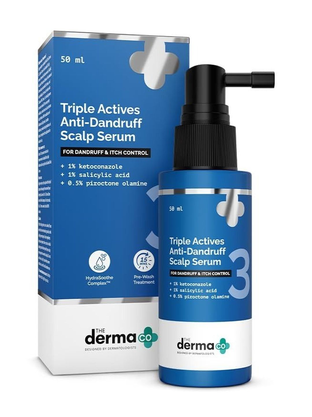 The Derma co. Triple Actives Anti-Dandruff Scalp Serum - 50 ml-picture-44