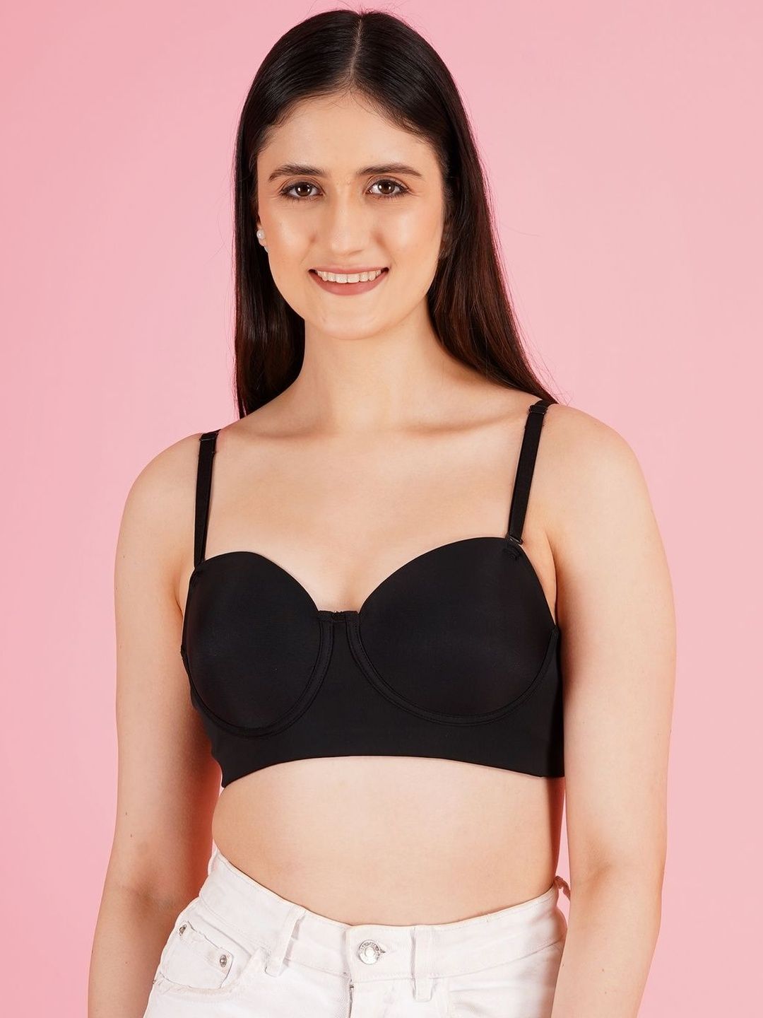 EFFECTINN Bra Half Coverage Underwired Lightly Padded-picture-35