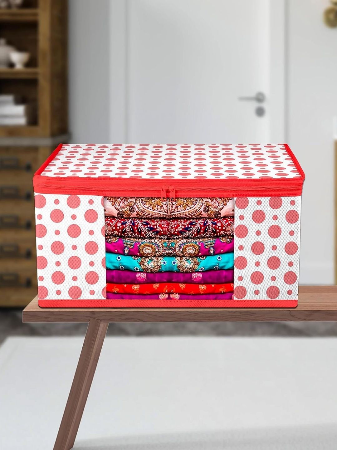 ANKIT INTERNATIONAL Red Set of 1 Regular Multi-Utility Organisers-picture-0
