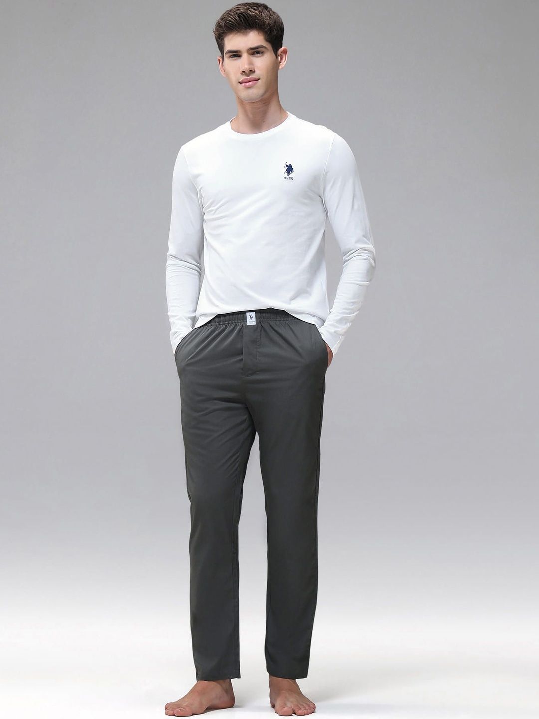 U.S. Polo Assn. Men Cotton Round Neck Night Suit-picture-32