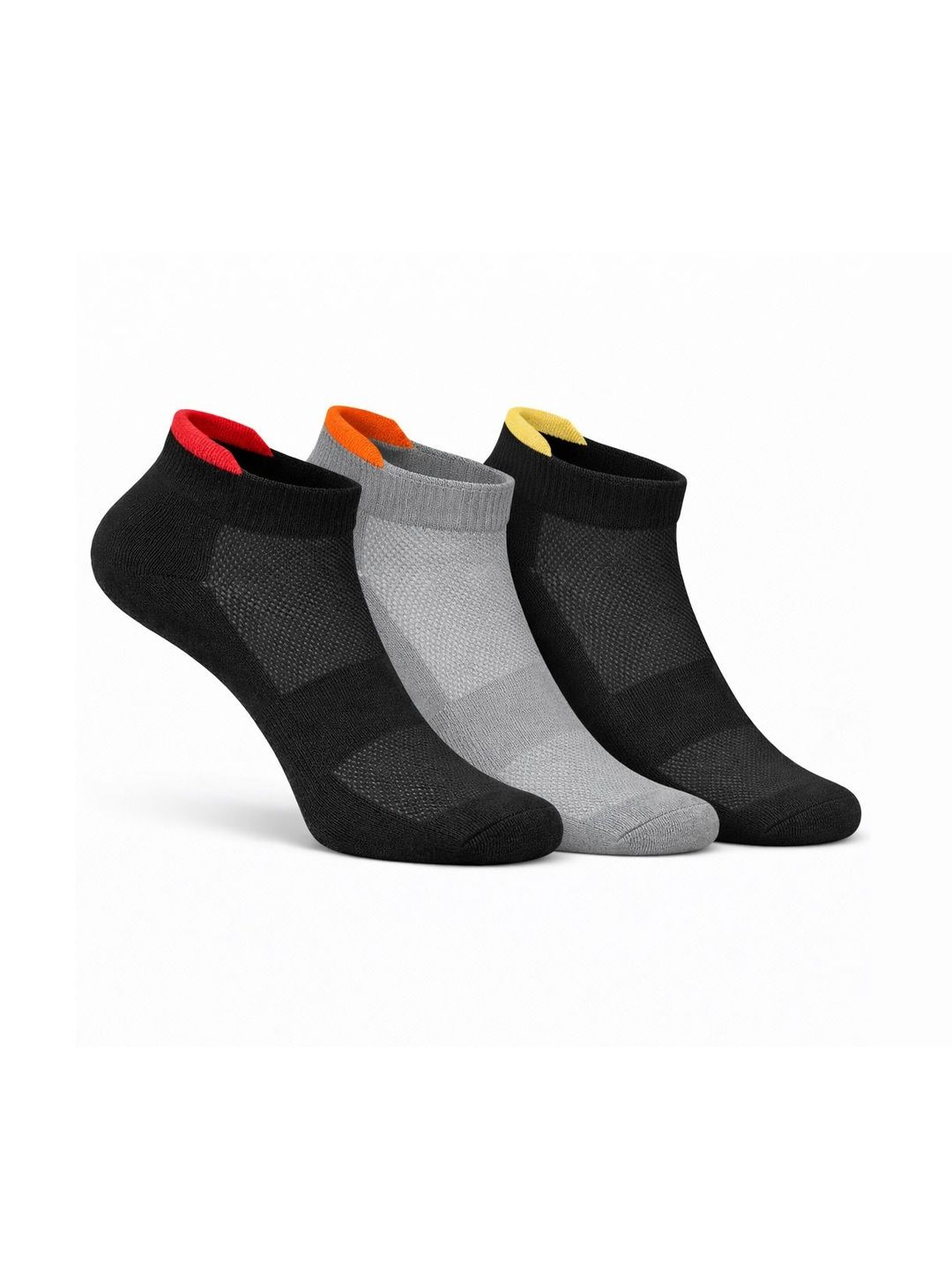 USOXO Unisex Pack of 3 Patterned Ankle Length Socks-picture-10