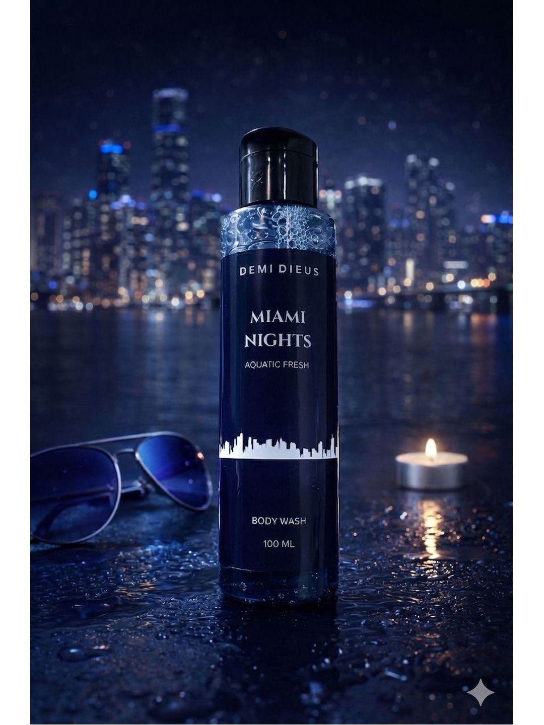 DEMI DIEUS Miami Nights Aquatic Fresh Body Wash - 100 ml-image-10