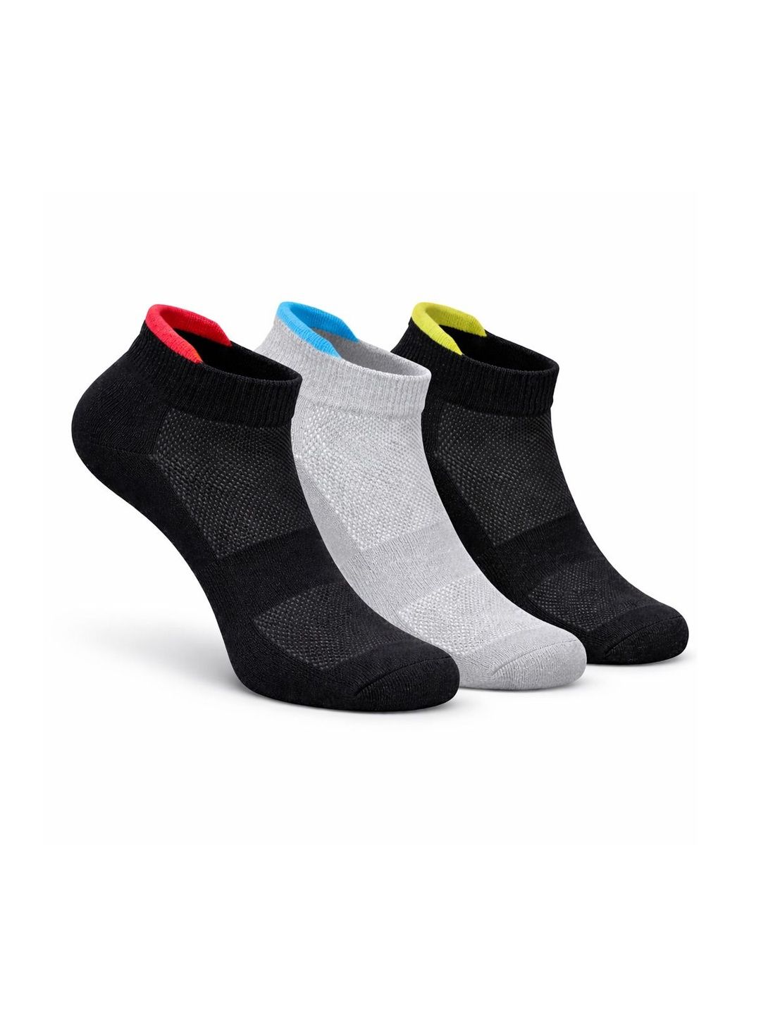USOXO Unisex Pack of 3 Patterned Ankle Length Socks-picture-15