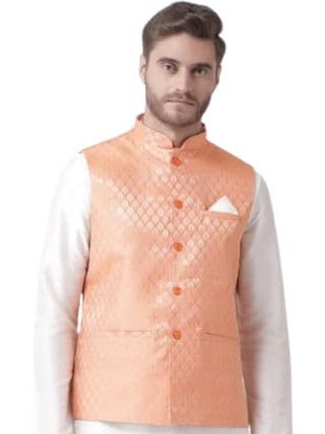 KUTUB FASHION Printed Mandarin Collar Nehru Jackets-picture-43