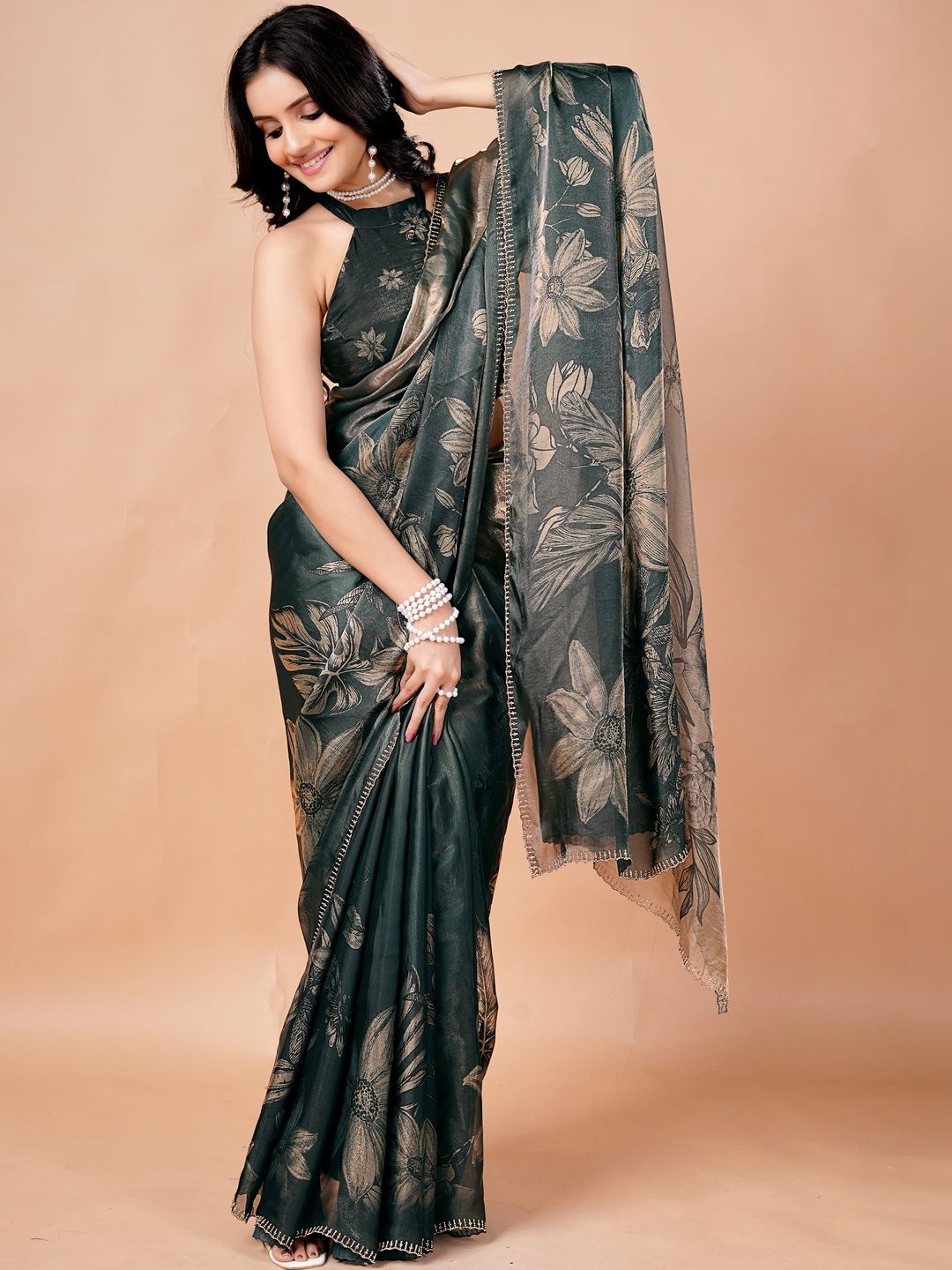 KIYAA FASHION Women Ethnic Motifs Woven Design Saree-picture-18