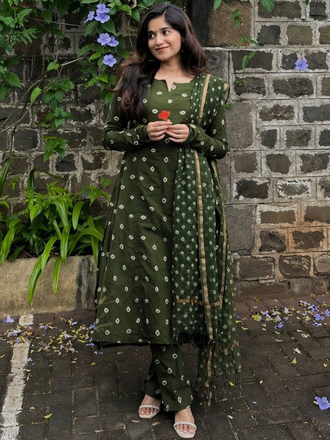 Keitra Ethnic Motifs Printed Kurta With Trousers & Dupatta-picture-19