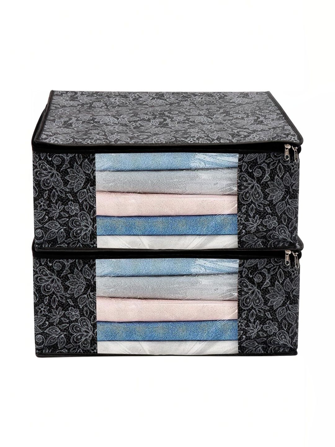 ANKIT INTERNATIONAL Black Set of 2 Regular Multi-Utility Organisers-picture-35