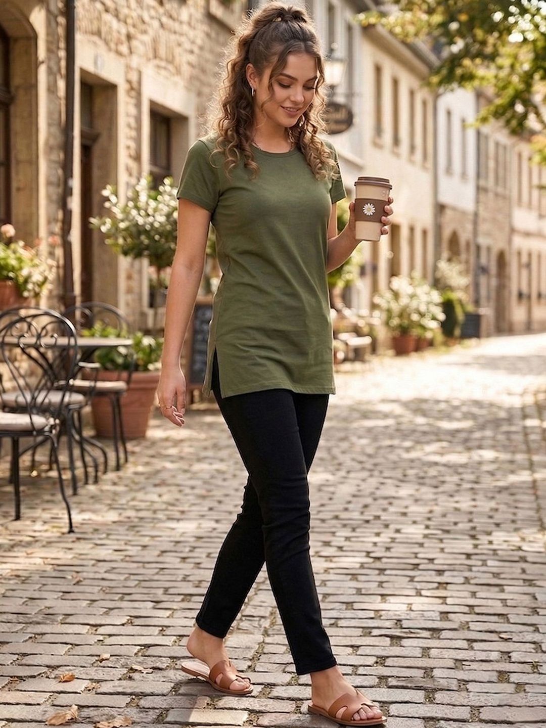 VERO MODERNO Round Neck Lounge Tshirts-picture-34