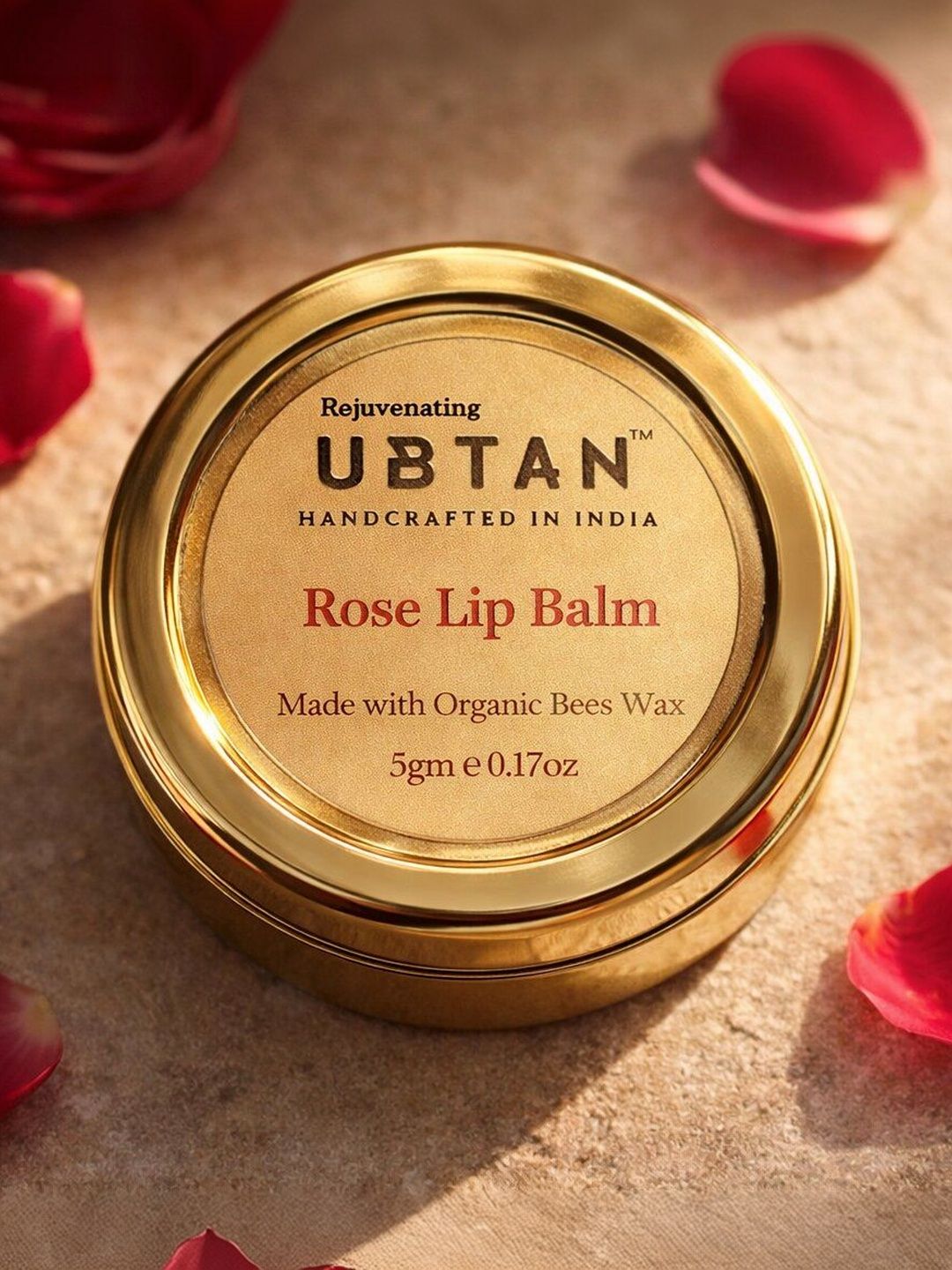 Rejuvenating UBTAN Non Sticky Rose Lip Balm - 5 g-image-37
