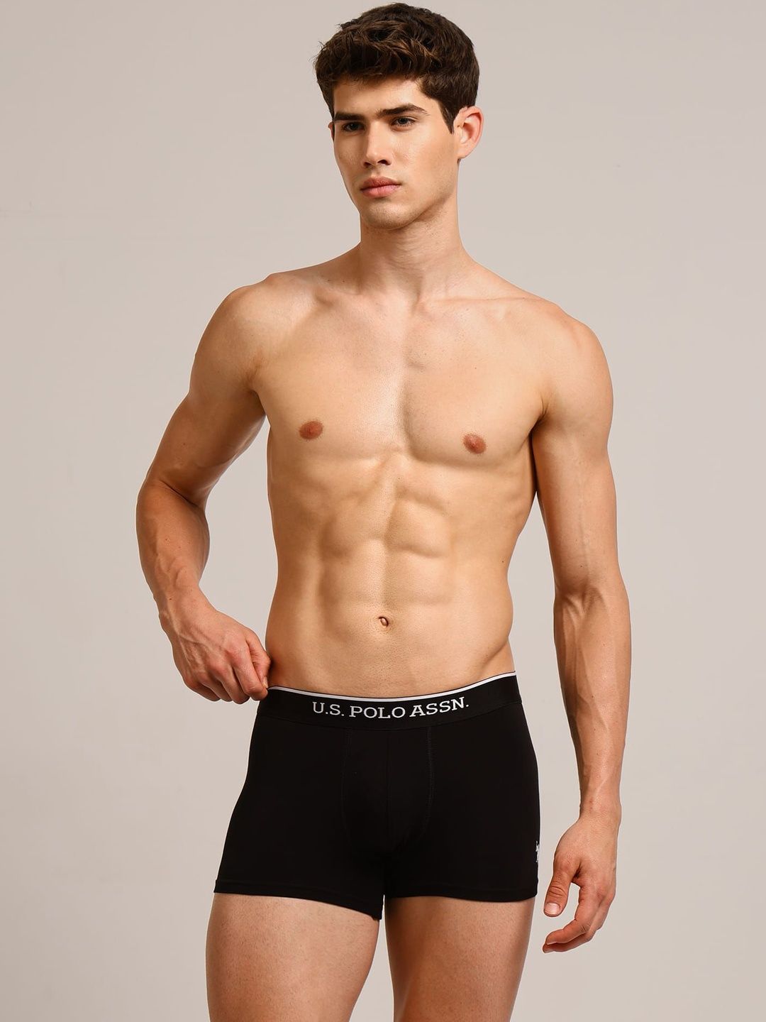 U.S. Polo Assn. Pack of 5 Cotton Solid Trunks-picture-27