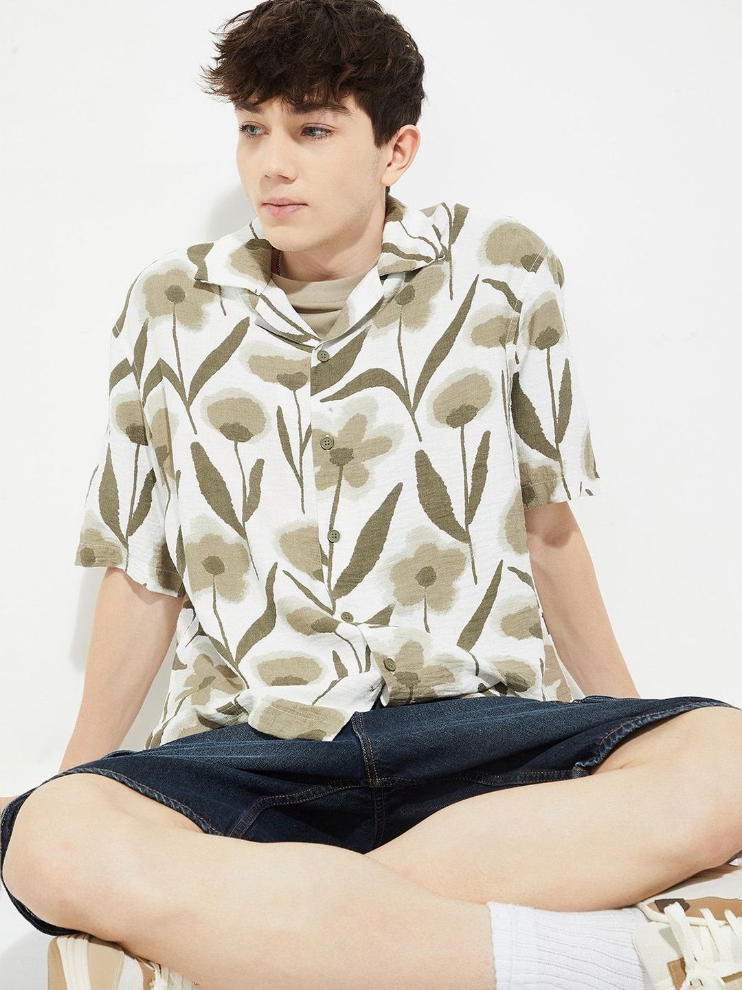 max Men Floral Printed Casual Shirt-picture-36