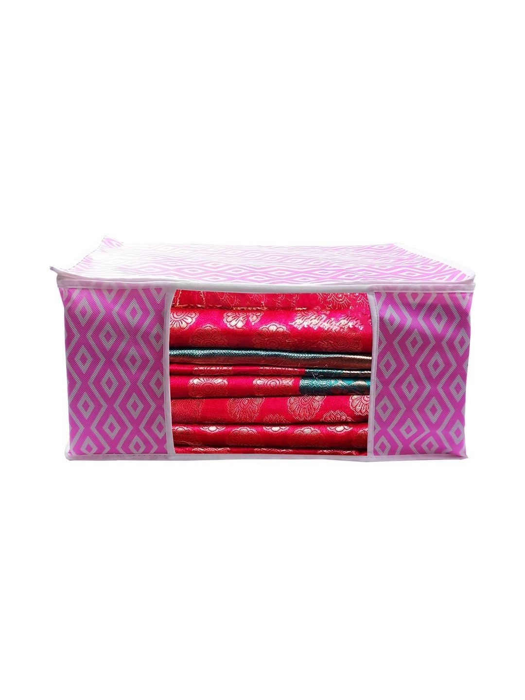 ANKIT INTERNATIONAL Pink Set of 1 Regular Multi-Utility Organisers-picture-36