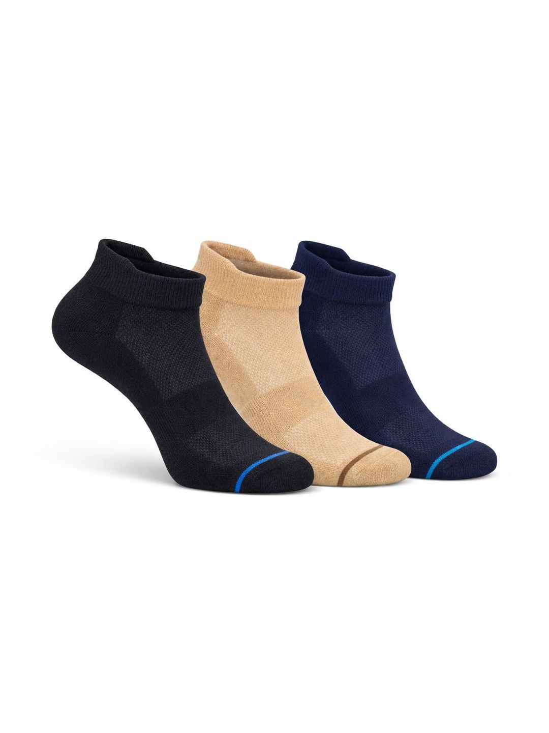 USOXO Unisex Pack of 3 Ankle Length Socks-picture-37