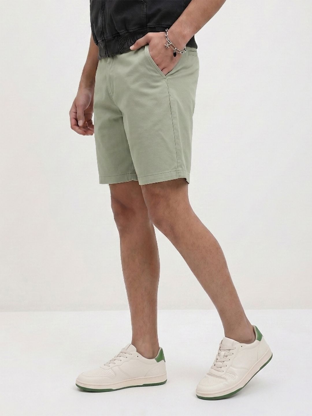 The Roadster Life Co. Men Chinos Pure Cotton Casual Shorts-picture-20