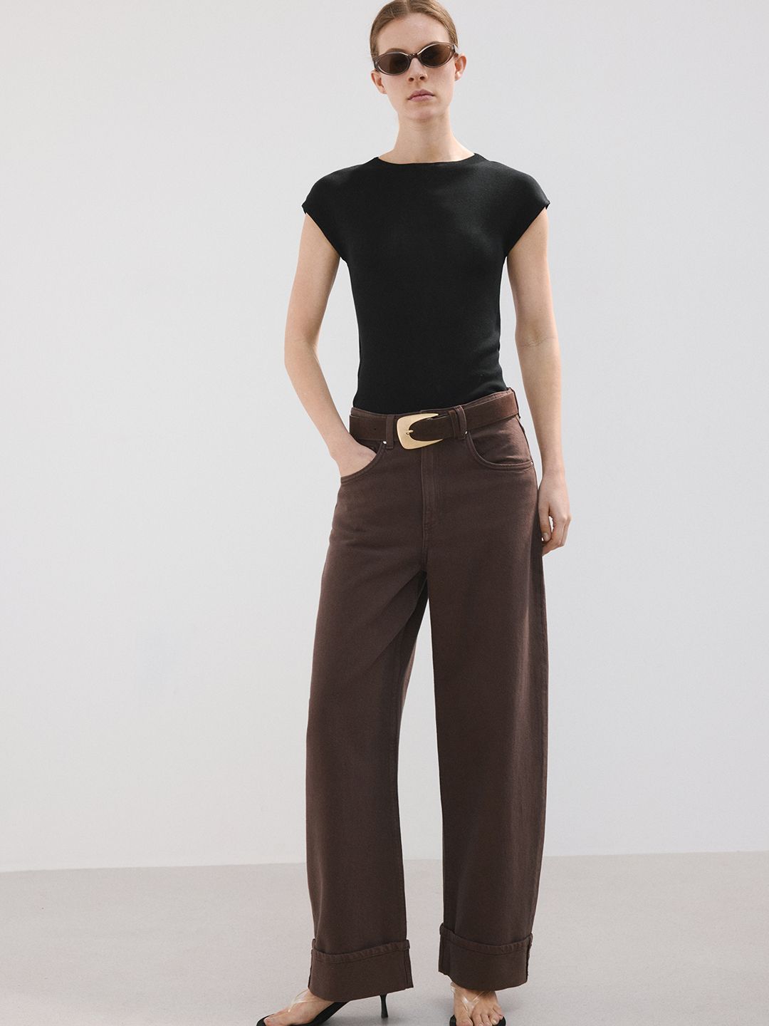 MANGO Cape Sleeve Top-picture-37