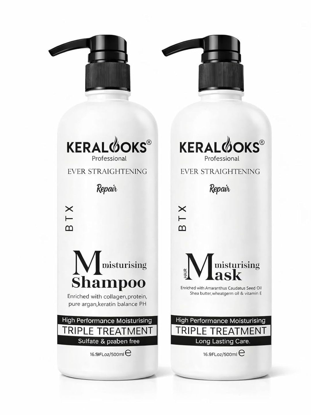 Keralooks professional Set Of 2 Moisturizing Shampoo & Hair Mask - 500 ml Each-picture-51