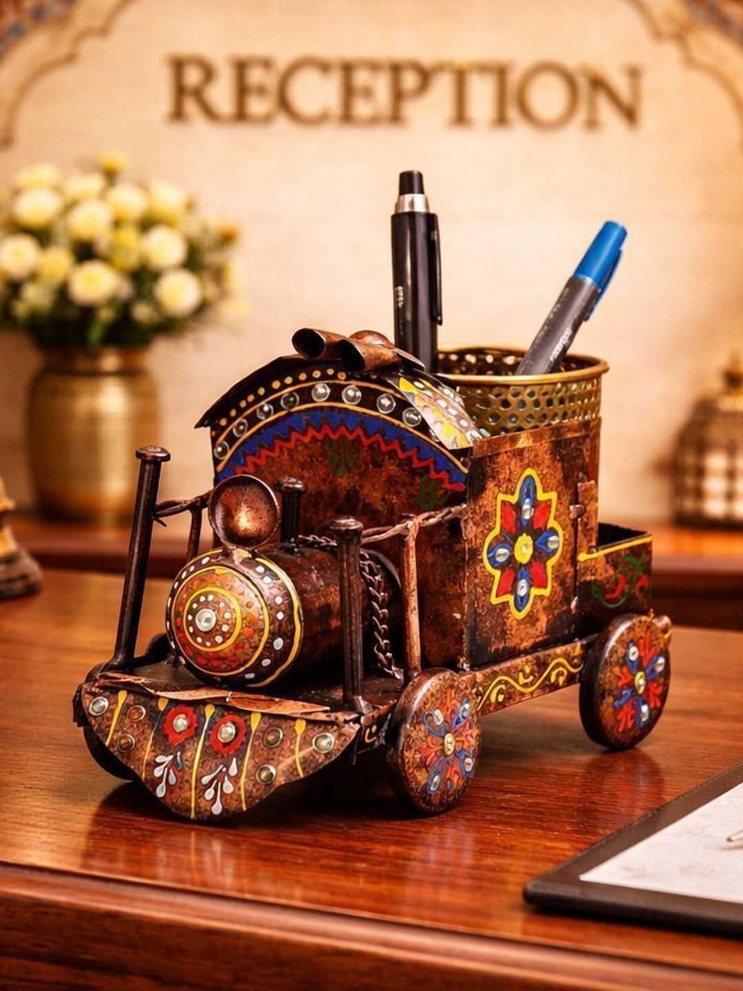 bosco Brown Curio Showpiece-image-30