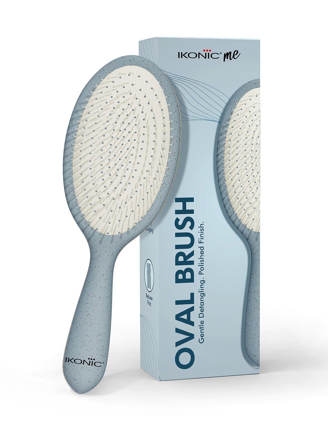 Ikonic IKM-3018 Me Oval Brush - Powder Blue-picture-51