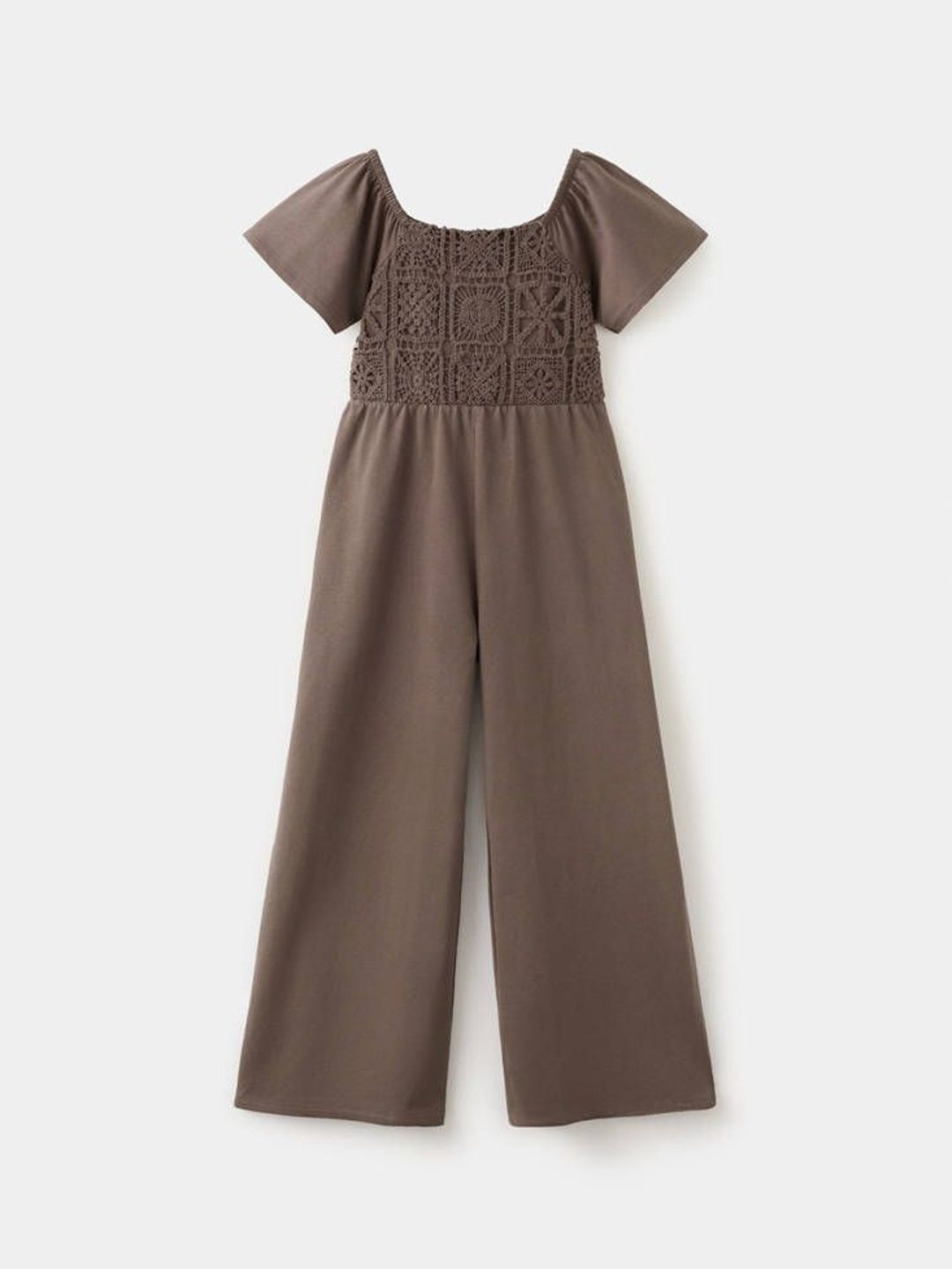 Mango Kids Girls Embroidered Pure Cotton Jumpsuit-picture-43