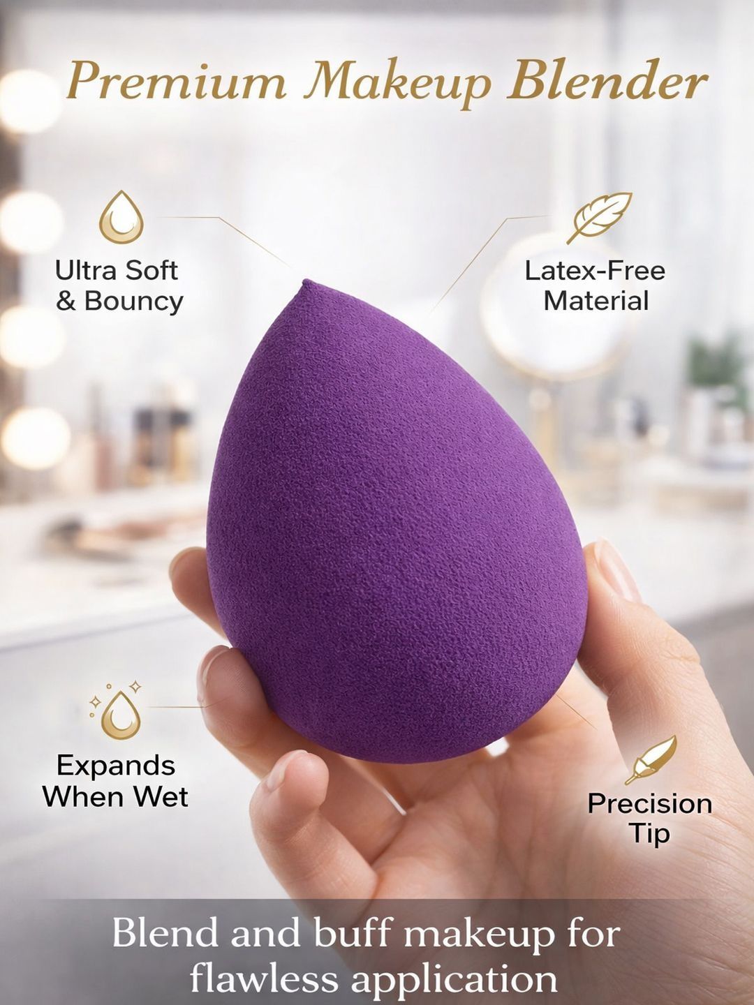 MISS ADS Ultra Soft Makeup Blender Sponge-image-45