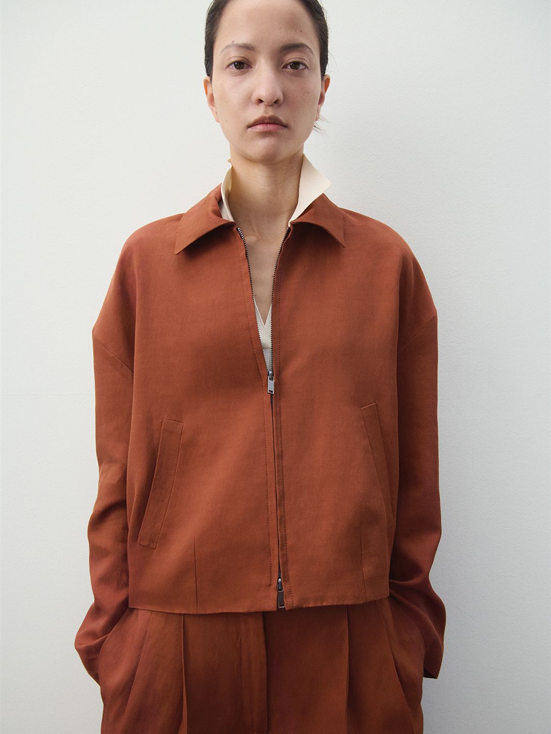 MANGO Spread Collar Tailored Jacket-picture-11