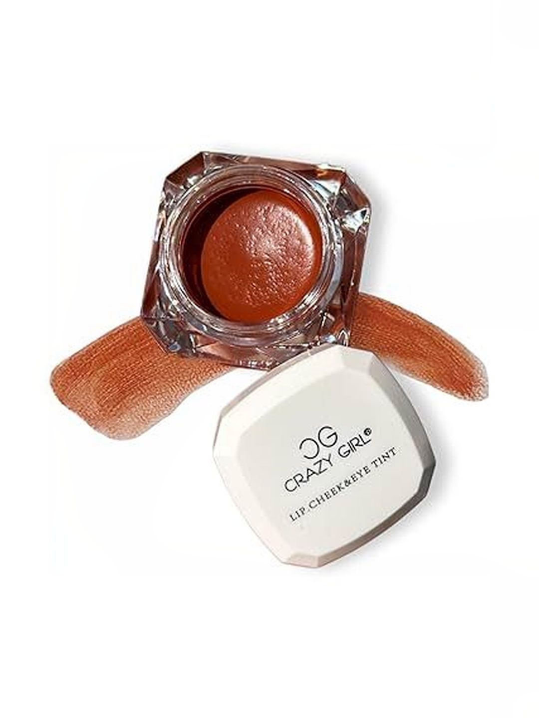 Crazy Girl 3-In-1 Waterproof Lip Cheek & Eye Tint Blush - 5 g - Dark Brown 01-image-14