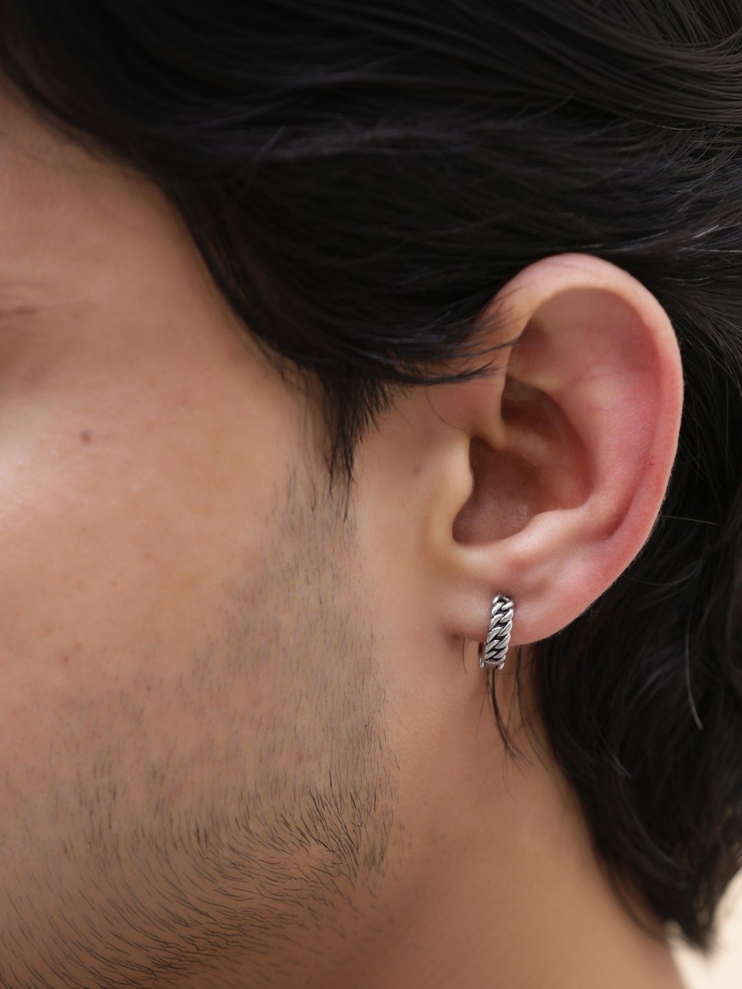 MILLER Silver-Plated 1Pcs Hoop Earring-picture-49