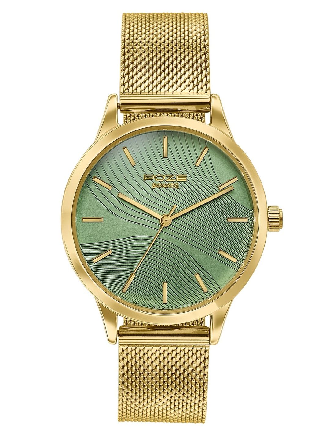 Sonata Women Dial & Bracelet Style Straps Analogue Watch SP80190YM01W-picture-46
