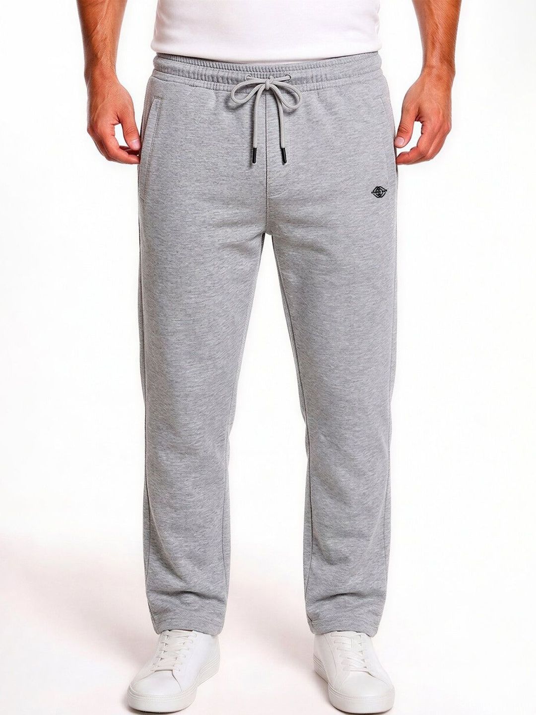 Status Quo Men Regular Fit Brand Logo Training Track Pants-picture-11