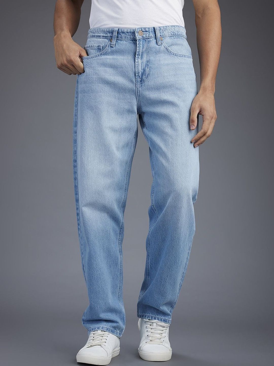Pepe Jeans Men Relaxed Fit Mid-Rise Light Fade Jeans-picture-49