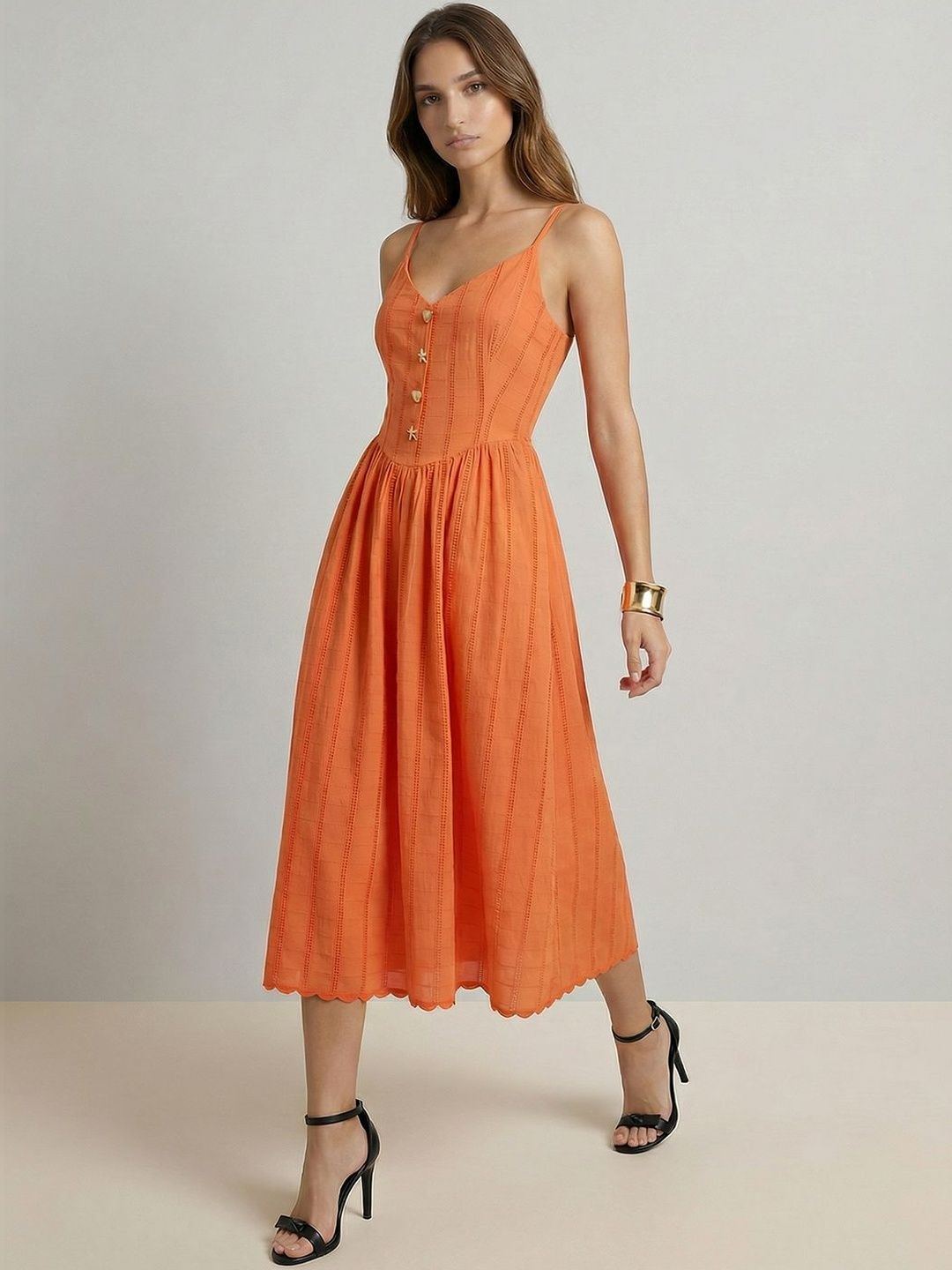 Vero Moda Fit & Flare Midi Dress-picture-36