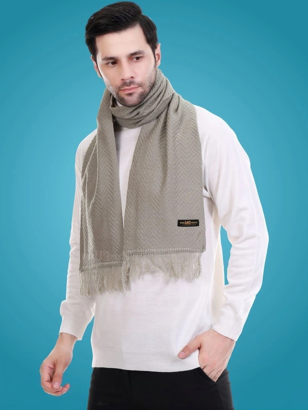 Pick Ur Needs Men Merino Wool Mufflers-picture-28