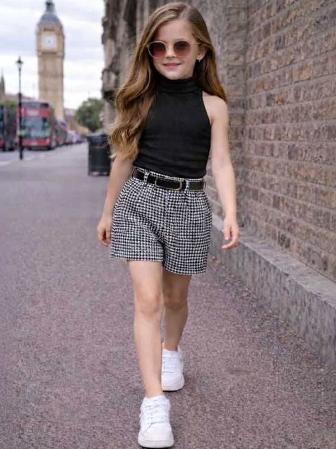 RAMIAAZ Girls Top with Shorts-image-38