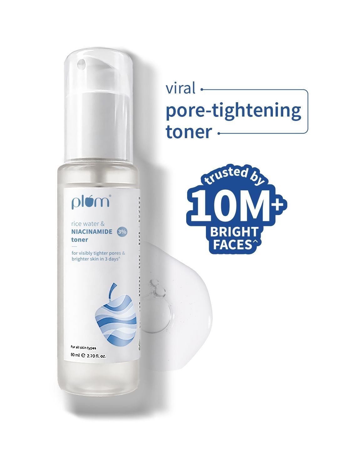 Plum 3% Niacinamide Alcohol-Free Toner With Rice Water - 80 ml-image-45