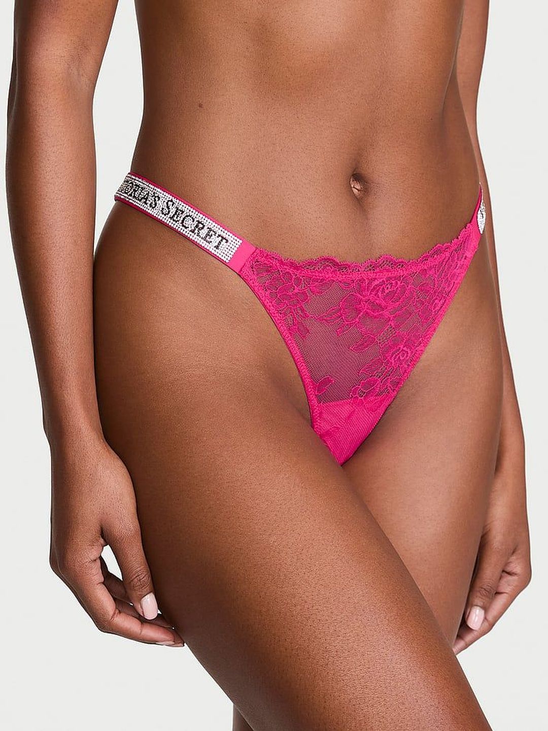 Victoria's Secret Women Printed Lace Thongs-picture-11