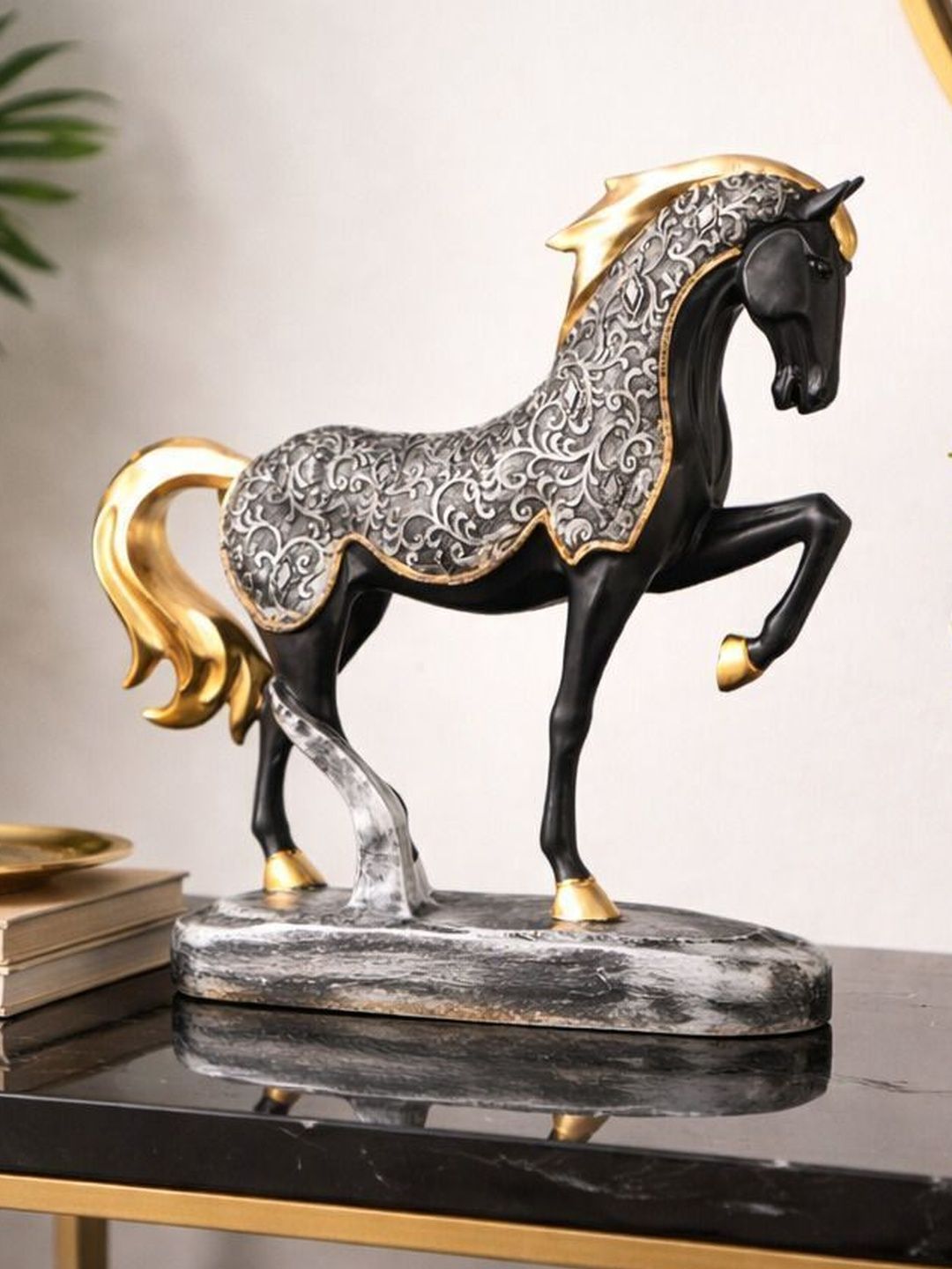 bosco Black Figurine Showpiece-picture-31