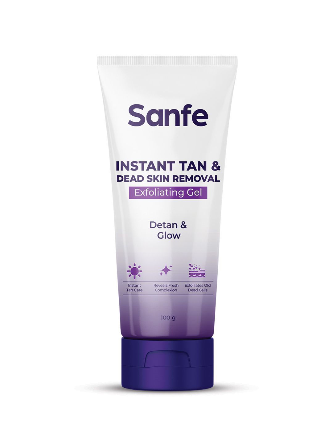 Sanfe Instant Tan & Dead Skin Removal Exfoliating Gel- 100 g-picture-15