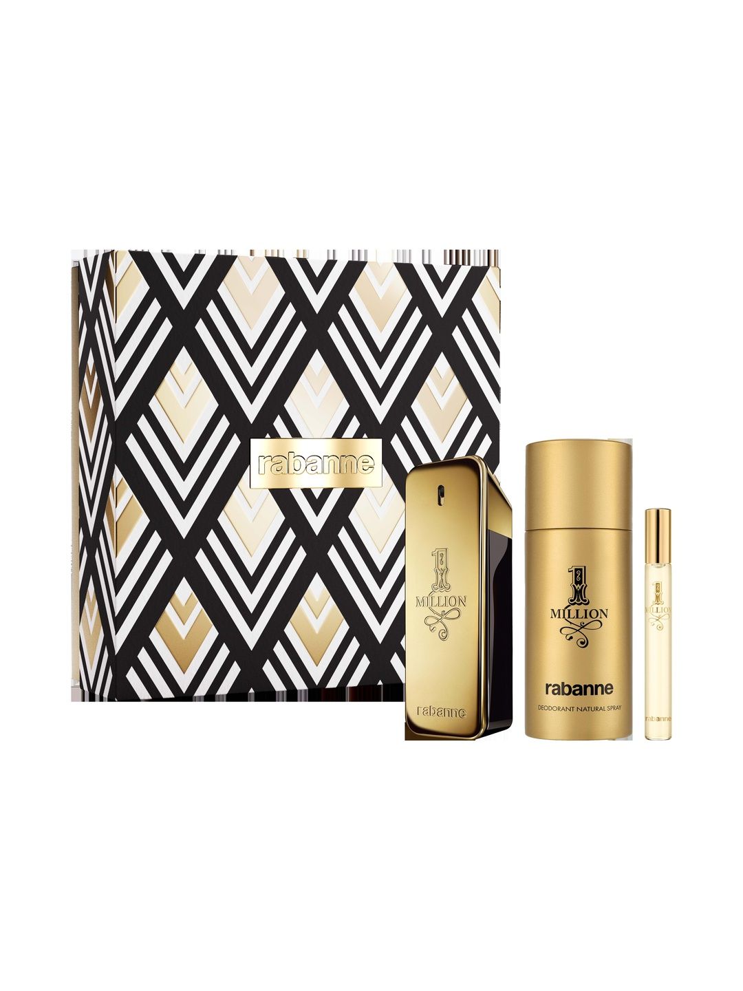 Paco Rabanne 1 Million Fragrace Gift Set - EDT 100ml + Deodorant 150ml + Megaspritzer 10ml-picture-43