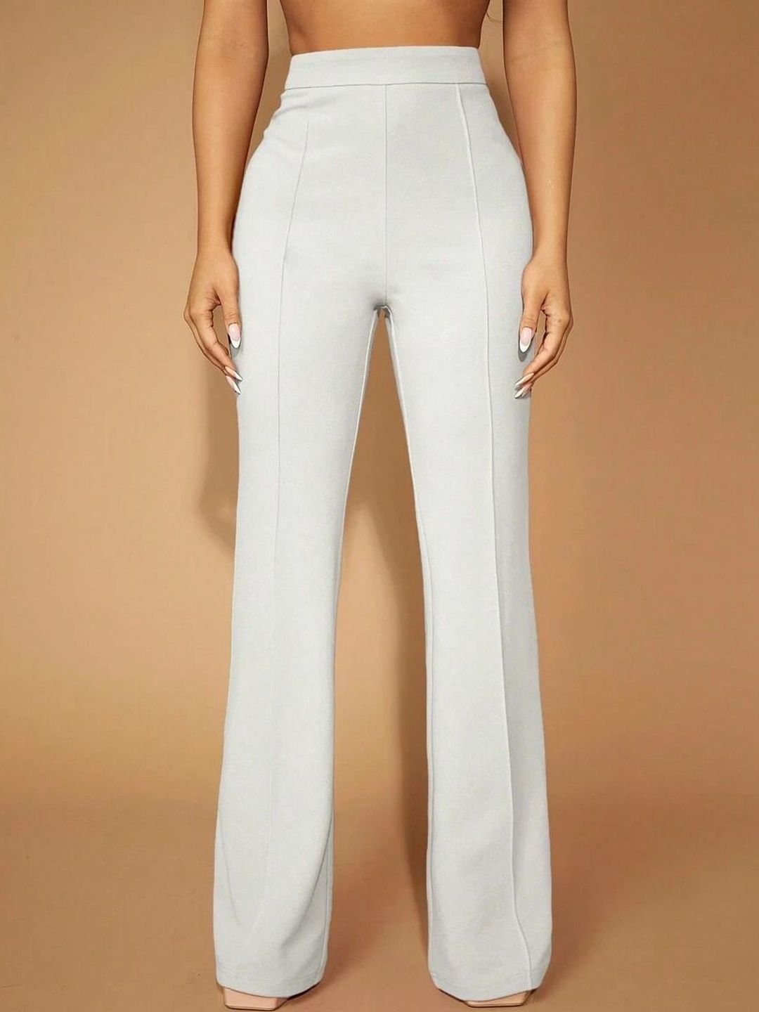 Stylecast X Slyck Women Solid High-Rise Wide Leg Trousers-picture-15
