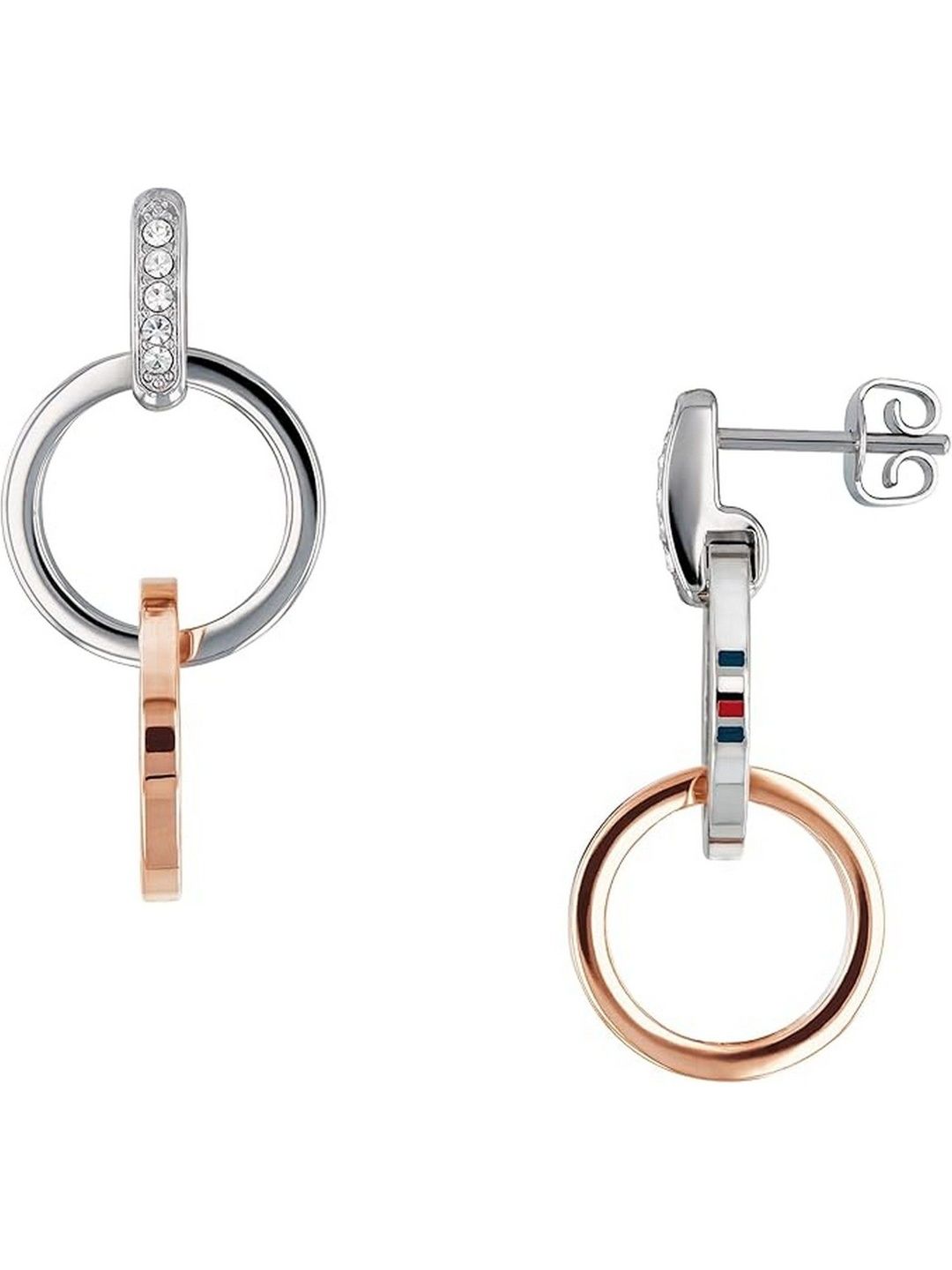Tommy Hilfiger Stone Studded Classic Drop Earrings-picture-57