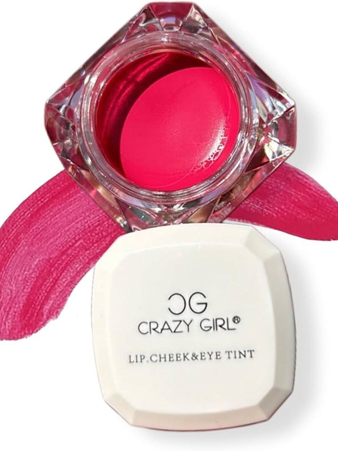 Crazy Girl 3-In-1 Waterproof Lip Cheek & Eye Tint Blush - 5 g - Pink 01-picture-47