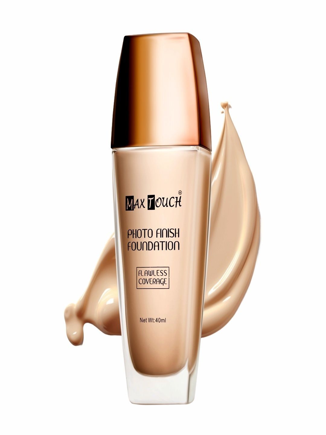 MAXTOUCH Photo Finish Flawless Coverage Foundation - 40 ml - Shade 04-image-37