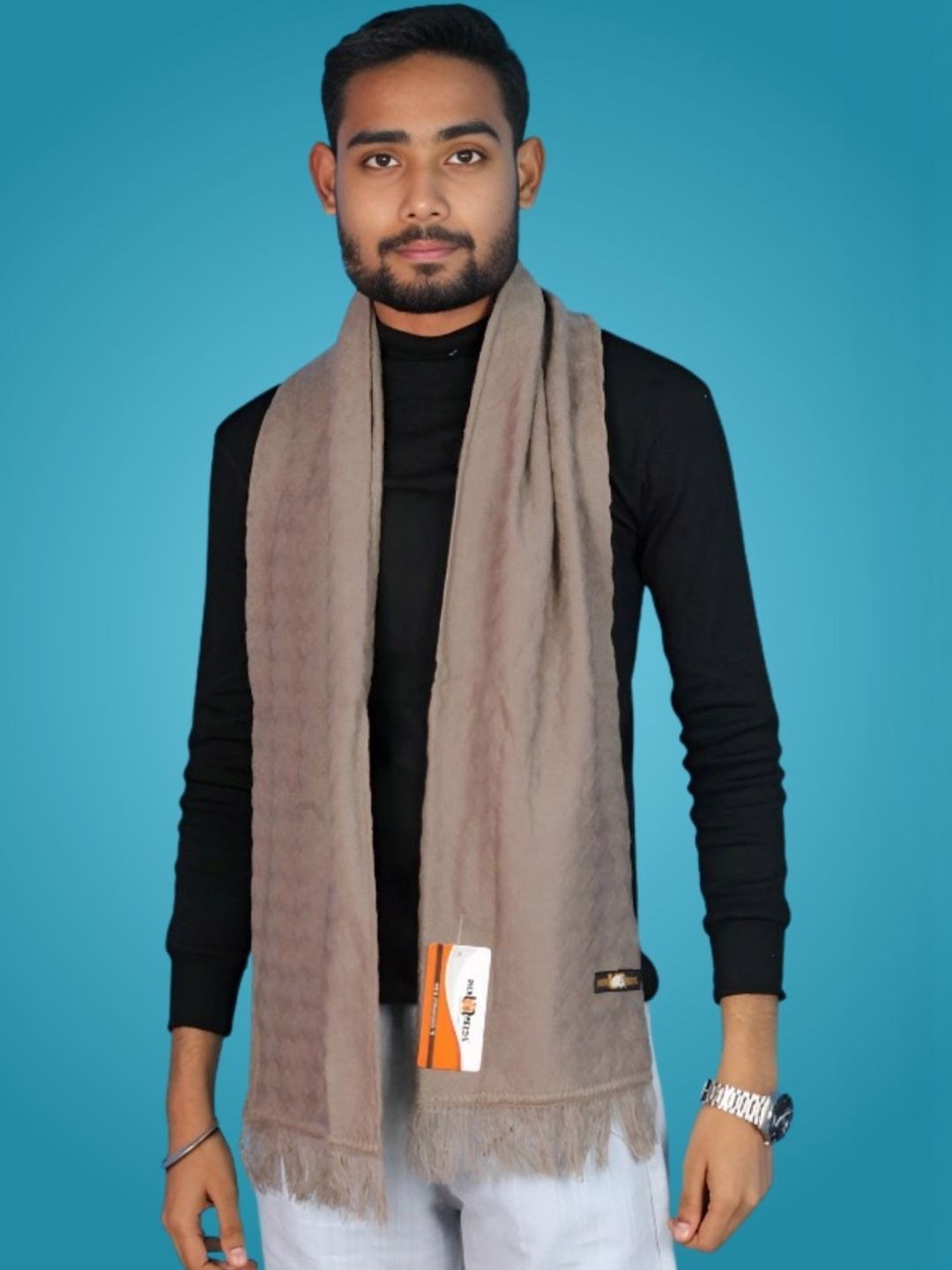 Pick Ur Needs Men Merino Wool Mufflers-picture-17