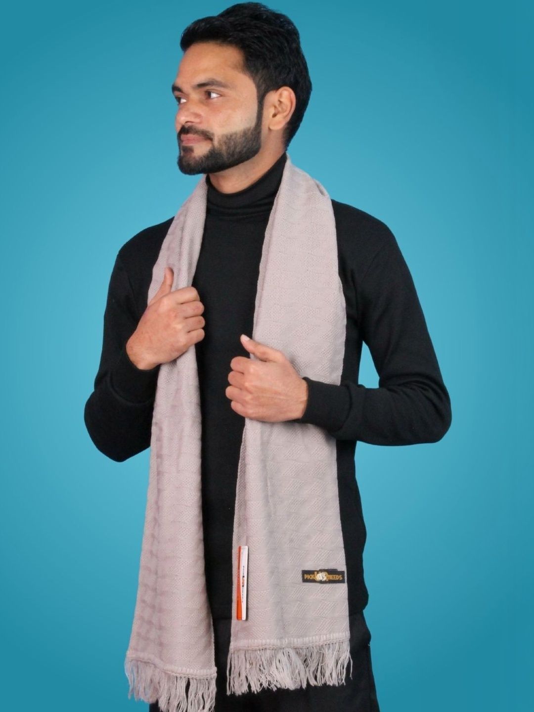 Pick Ur Needs Men Merino Wool Mufflers-picture-22
