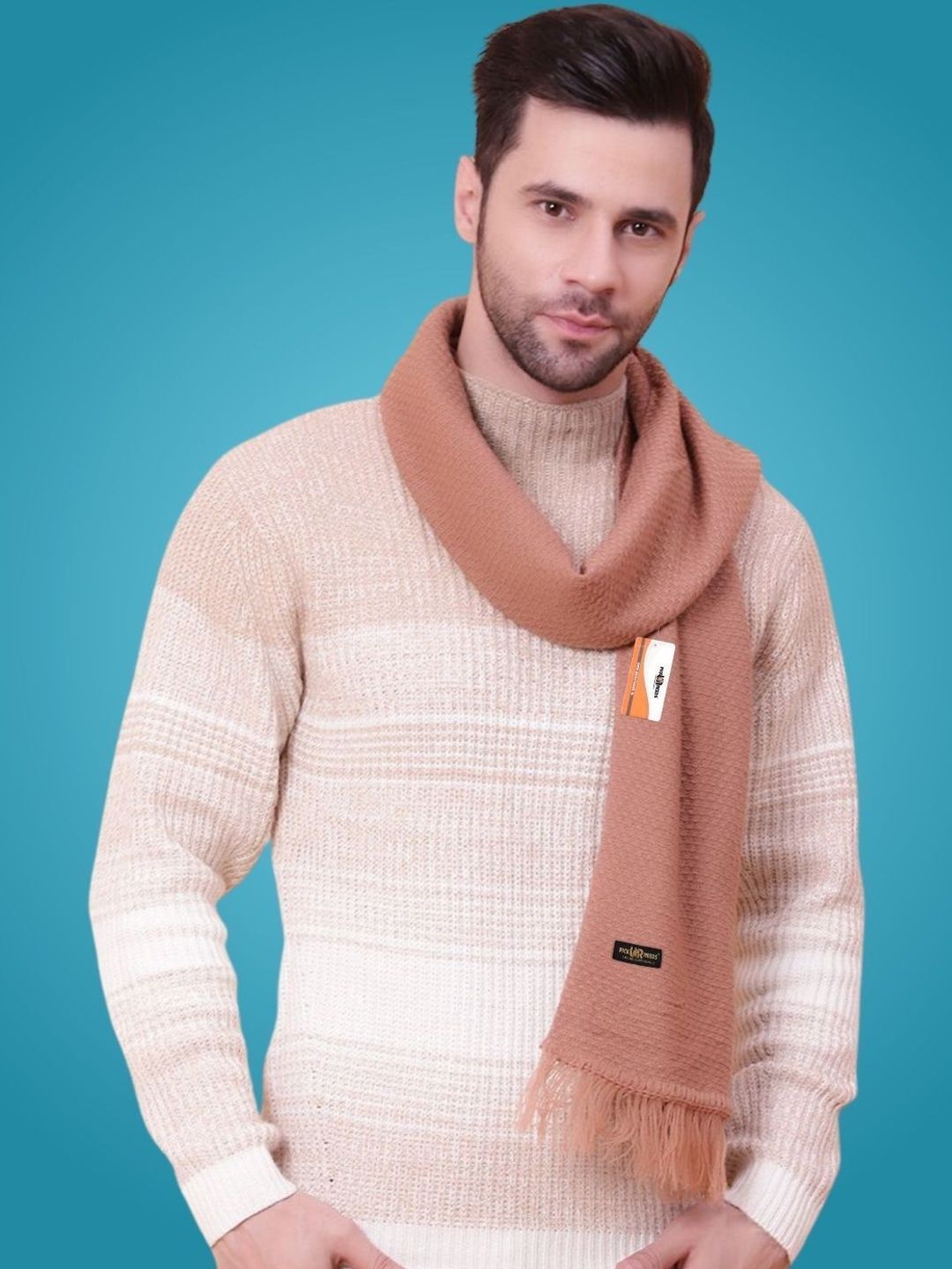 Pick Ur Needs Men Merino Wool Mufflers-picture-29