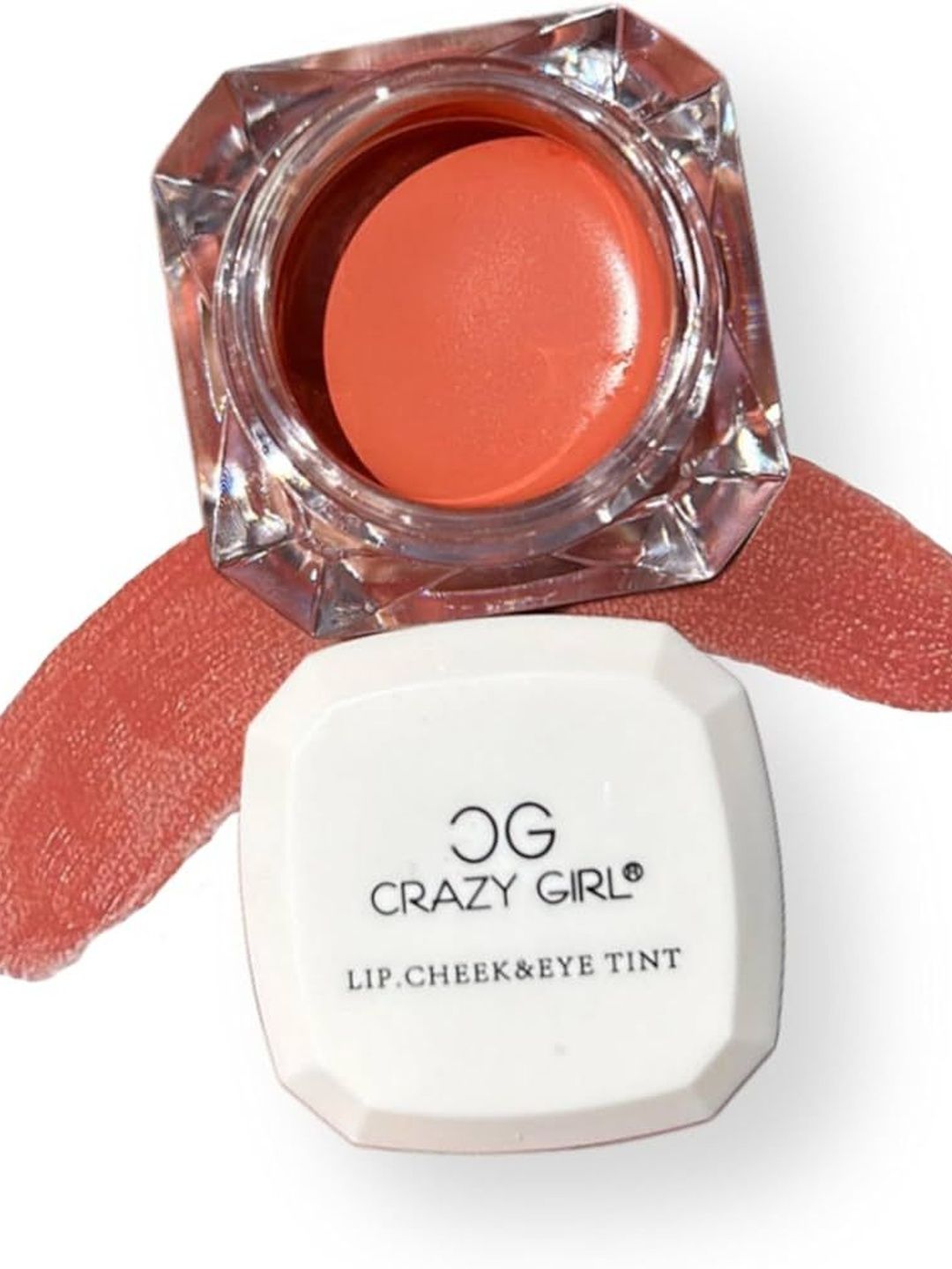 Crazy Girl 3-In-1 Waterproof Lip Cheek & Eye Tint Blush - Light Brown 01-picture-12