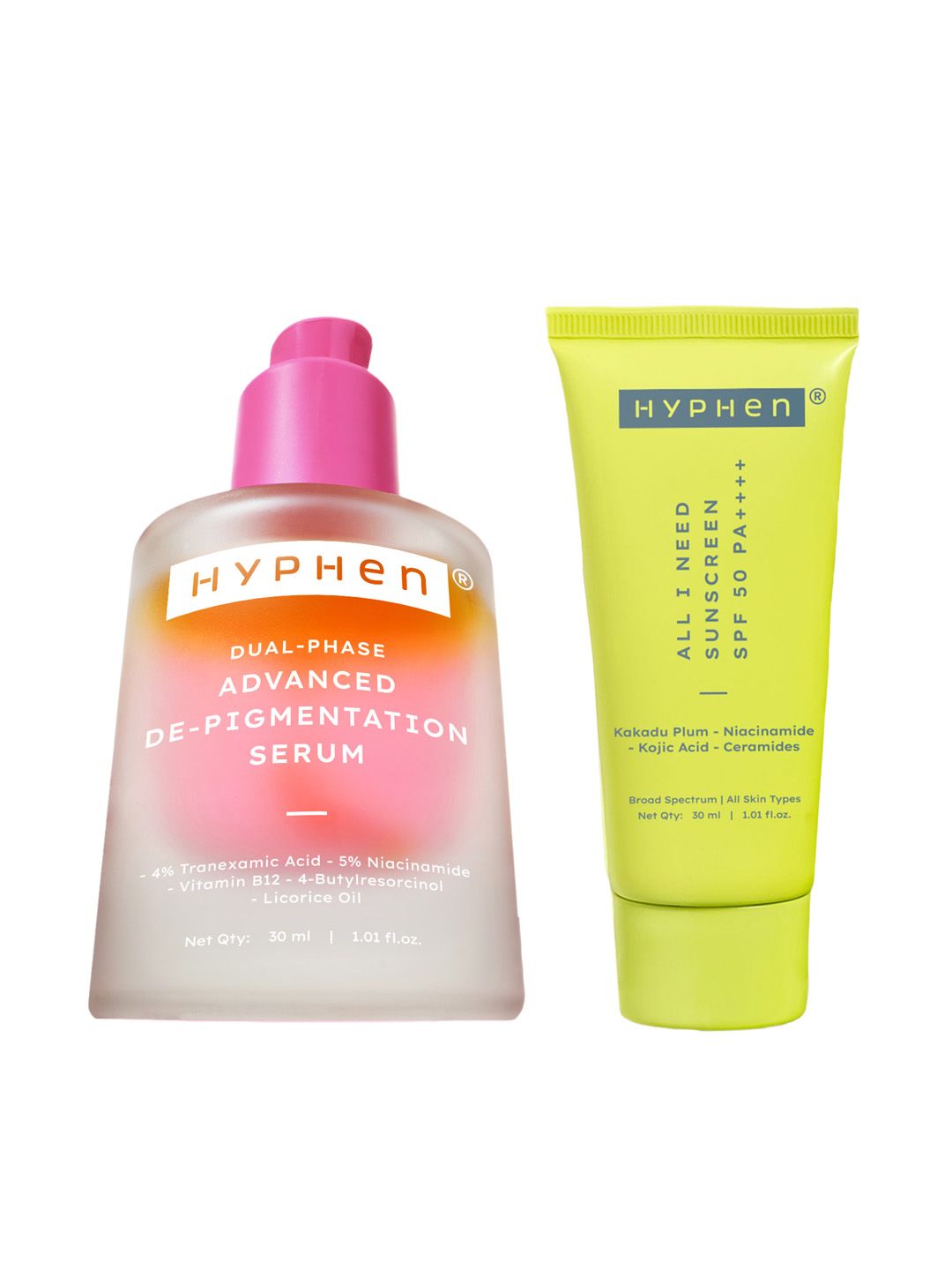 Hyphen Set of All I Need SPF50 Sunscreen & Advanced De-Pigmentation Serum - 30 ml each-image-42