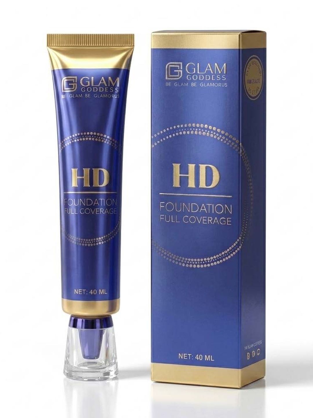 Adbeni HD Full Coverage Foundation With Vitamin E - 40 ml - Ivory 01-image-33