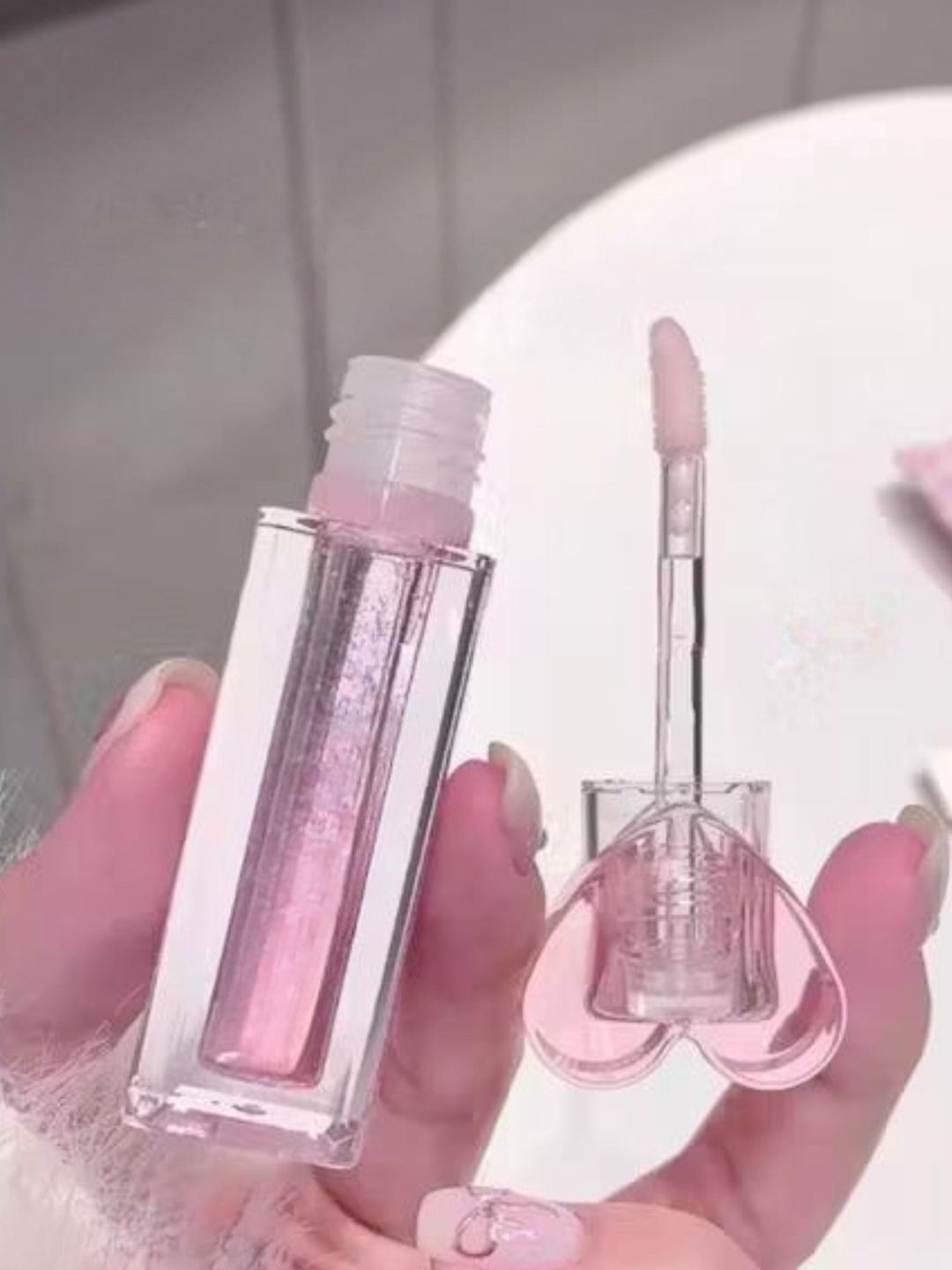 PRITYKA Heart Cap Lip Serum - 10 ml - Pink-picture-12